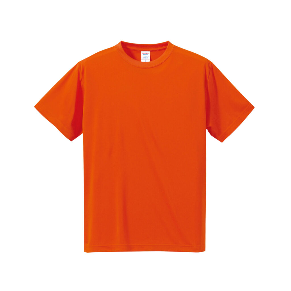 ユナイテッドアスレ 4.7オンス ドライシルキータッチTシャツ（オレンジ）