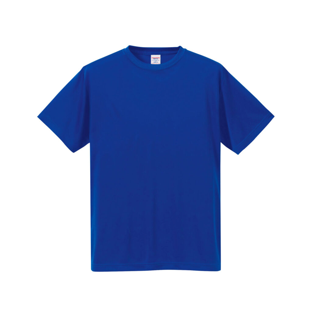 ユナイテッドアスレ 4.7オンス ドライシルキータッチTシャツ（コバルトブルー）